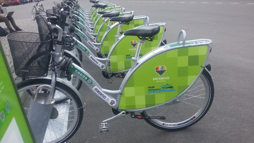 Miejskie rowery Nextbike w Katowicach