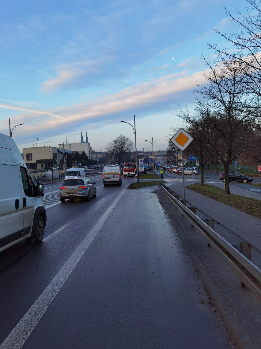 Wypadek w Częstochowie. Jedna osoba przewieziona do szpitala