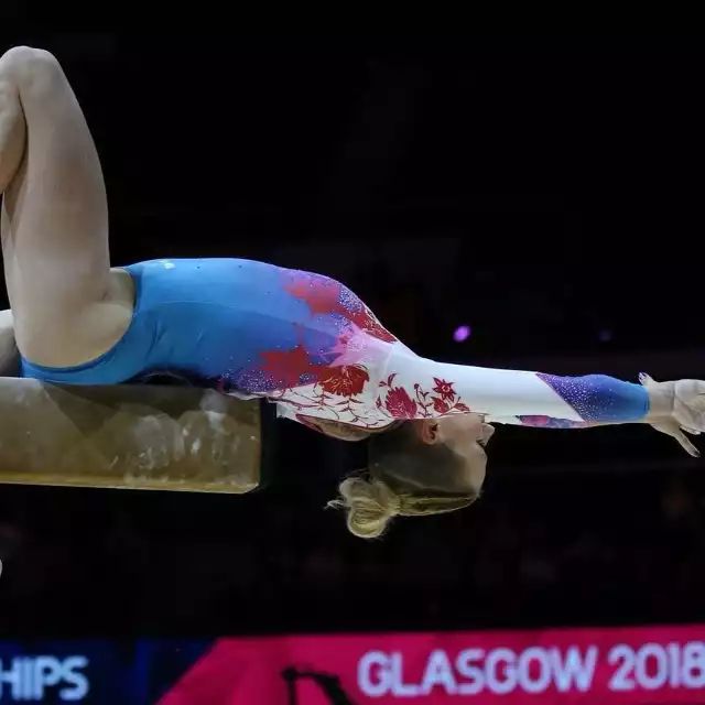 Marta Pihan Kulesza podczas zawodów w Glasgow.