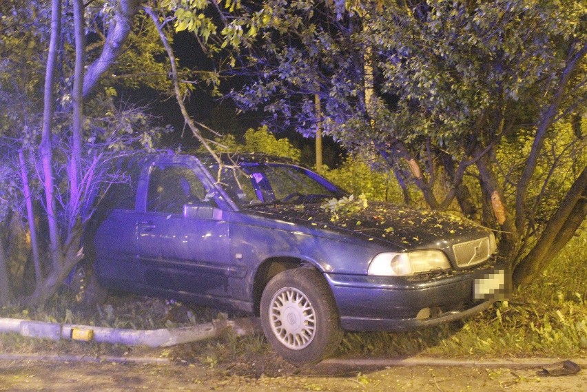 Wypadek na Włókniarzy przy Srebrzyńskiej