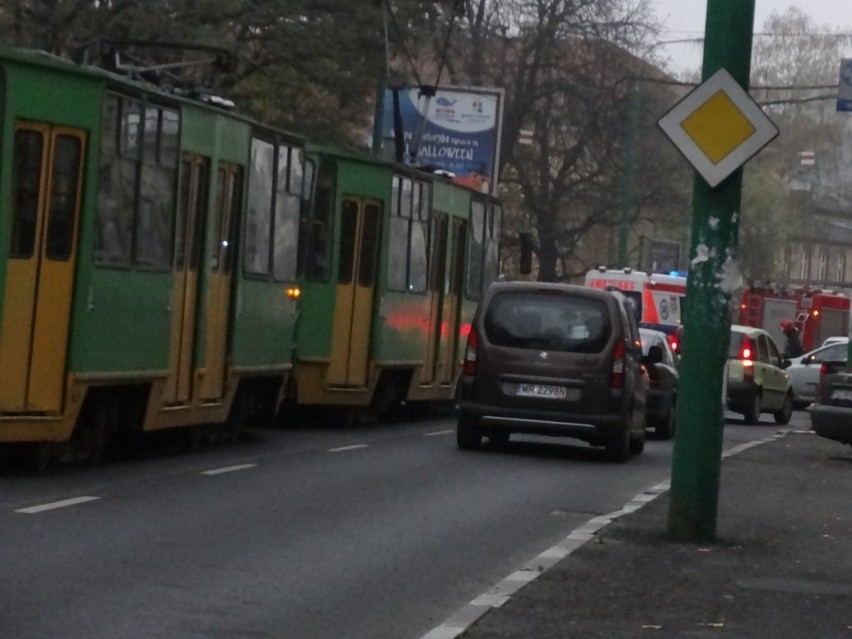 Wypadek na Grunwaldzkiej: Zderzenie dwóch samochodów