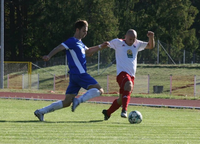 Mariusz Węgliński z Pogoni Lębork zdobył gola, ale zespół przegrał