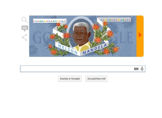 Nelson Mandela - Google Doodle