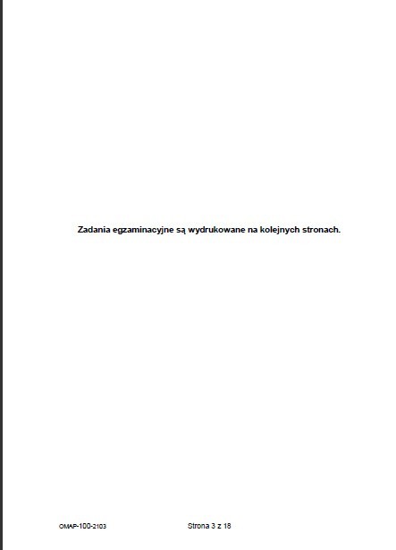 Próbny egzamin ósmoklasisty 2021. Matematyka ARKUSZE CKE. Próbny egzamin ósmych klas PYTANIA, ODPOWIEDZI