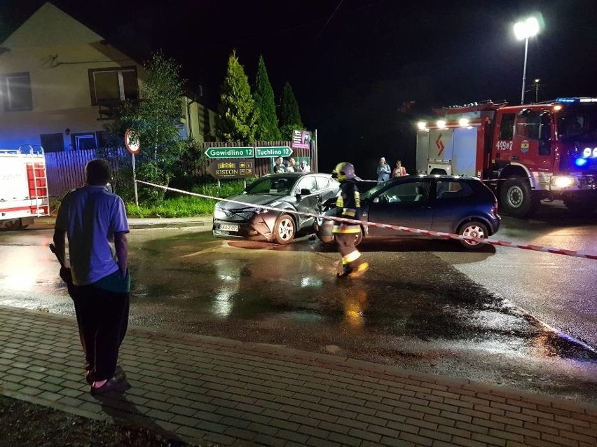 Wypadek w Sulęczynie