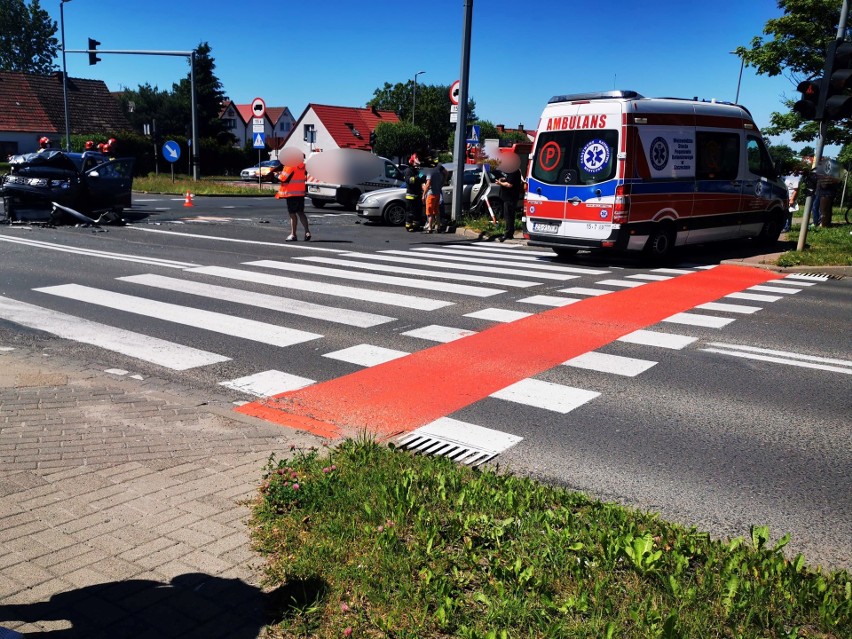 Do groźnego wypadku doszło w niedzielne popołudnie na ulicy...