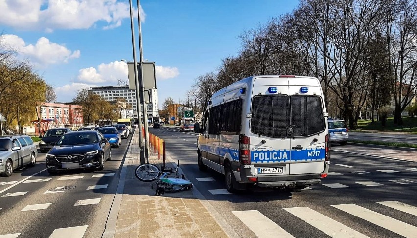 Wypadek na al. Piłsudskiego w Białymstoku. Potrącony...