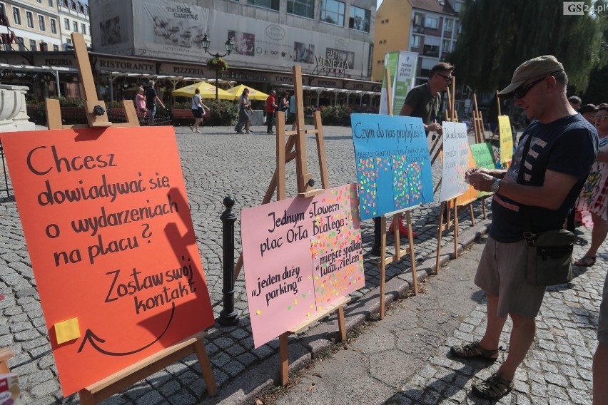 Plac Orła Białego bez aut, czyli trwa test nowej organizacji 