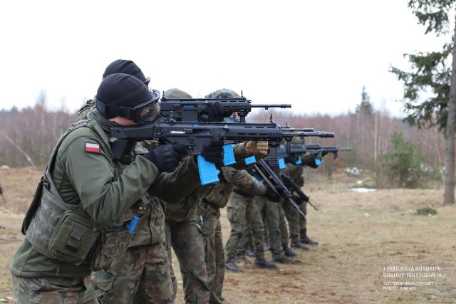 Ćwiczenia 1 Podlaskiej Brygady Obrony Terytorialnej