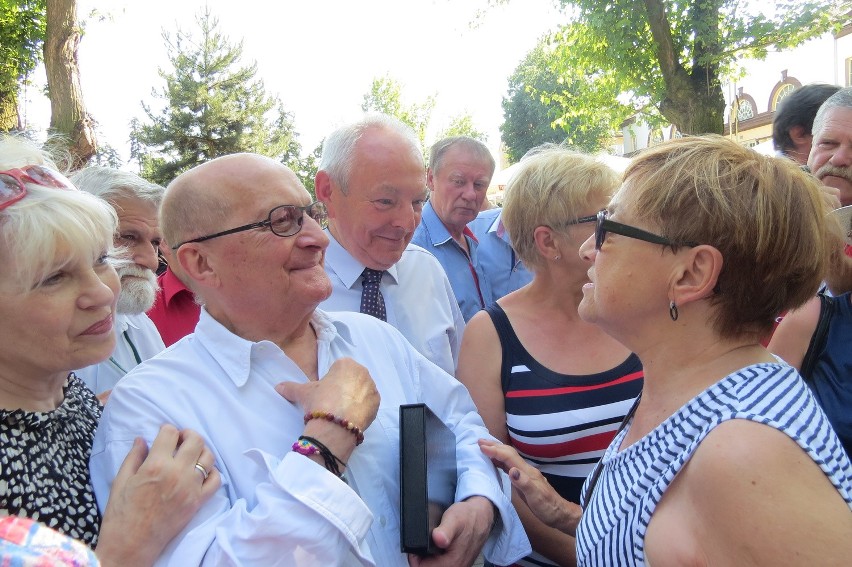 Wojciech Pszoniak odsłonił swoją gwiazdę
Były też pogawędki