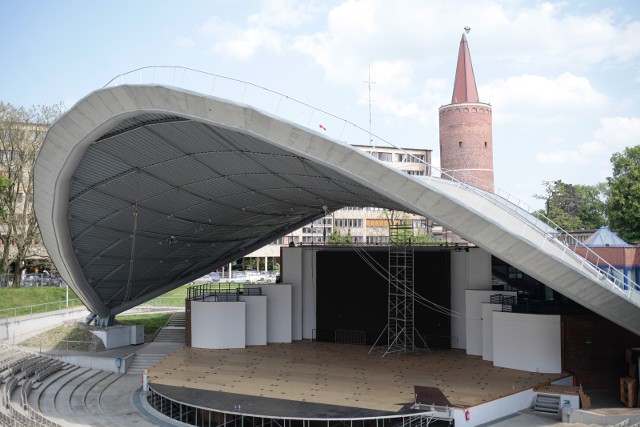 Amfiteatr w Opolu. Jesienią ma w nim się odbyć 54. Krajowy Festiwal Piosenki Polskiej.