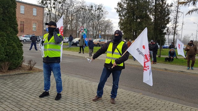 Piątkowy protest pod dyrekcją ZAK.