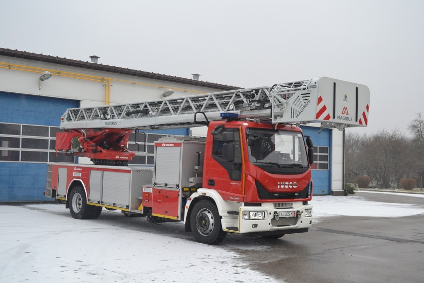 Nowa drabina strażaków w Sosnowcu ma 42 metry