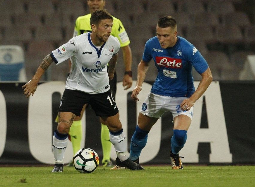 Gol Zielińskiego w meczu Napoli - Atalanta 3:1