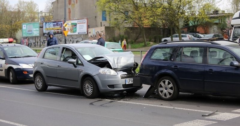 Wypadek przy ul. Broniewskiego