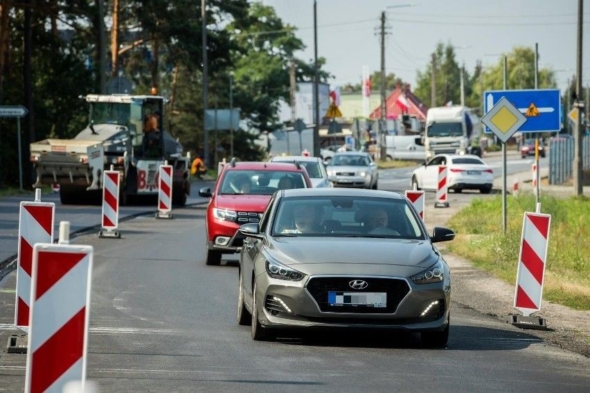 Utrudnienia na drodze wojewódzkiej 223 Bydgoszcz - Białe...