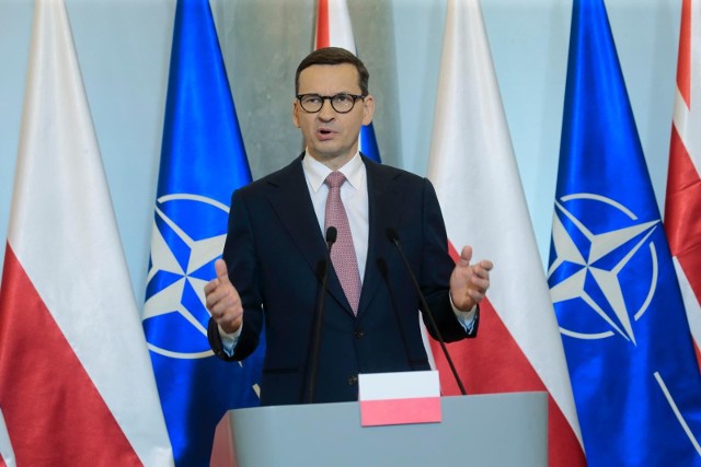 Premier Mateusz Morawiecki apeluje o bardziej dotkliwe sankcje wobec Rosji