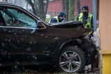 Wypadek w Białymstoku. Potrącenie na ulicy Żabiej. Kierowca BMW zjechał na chodnik i potrącił dwie osoby! (zdjęcia)