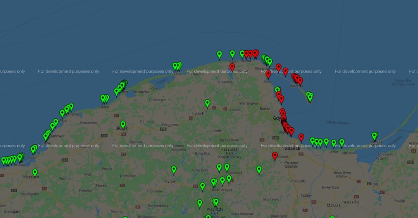 Sinice nad Bałtykiem 31.07.2018 MAPA ONLINE gdzie nie można...