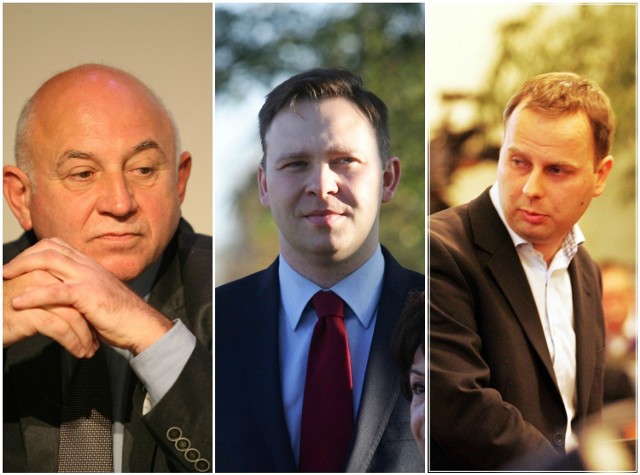 Najpoważniejsi kandydaci na wojewodę to (od lewej) - Krzysztof Grzelczyk, Arkadiusz Baranowski i Paweł Hreniak
