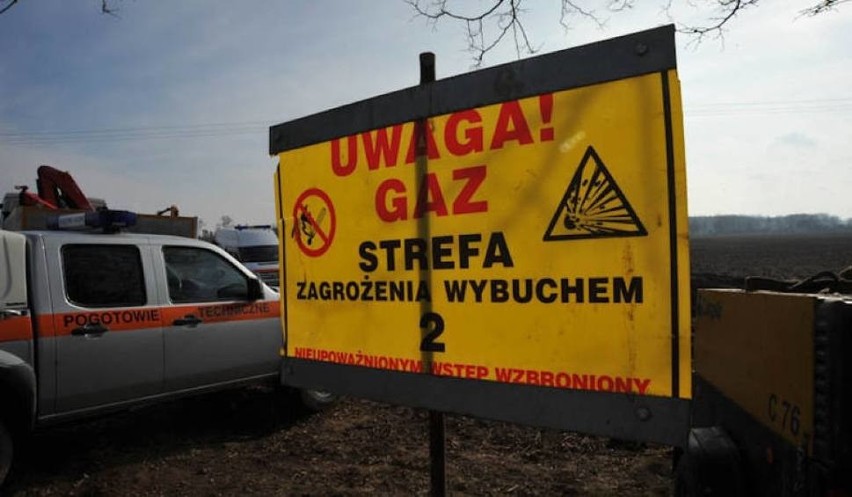 Uszkodzony gazociąg w Rusinowie. Ewakuacja kilkudziesięciu osób