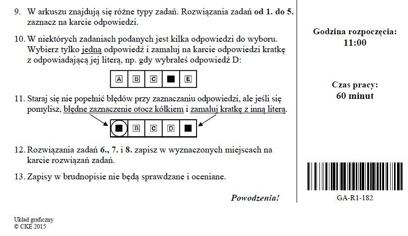 EGZAMIN GIMNAZJALNY 2018. Język angielski - arkusze CKE i...