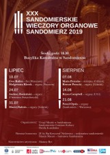 Trwają Sandomierskie Wieczory Organowe. W środę, 14 sierpnia kolejny koncert  