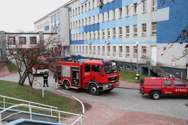 Pożar w Wojewódzkim Szpitalu Zespolonym