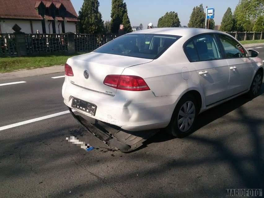 Na ul. Strzeleckiej zderzyły się dwa samochody. Volkswagen...