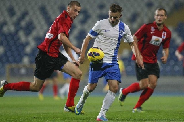 Maciej Domański błysnął skutecznością.