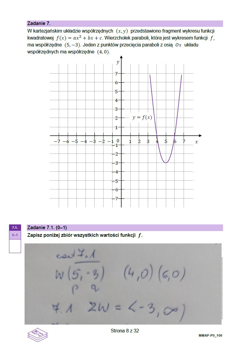 Arkusz maturalny i odpowiedzi z matematyki na poziomie podstawowym