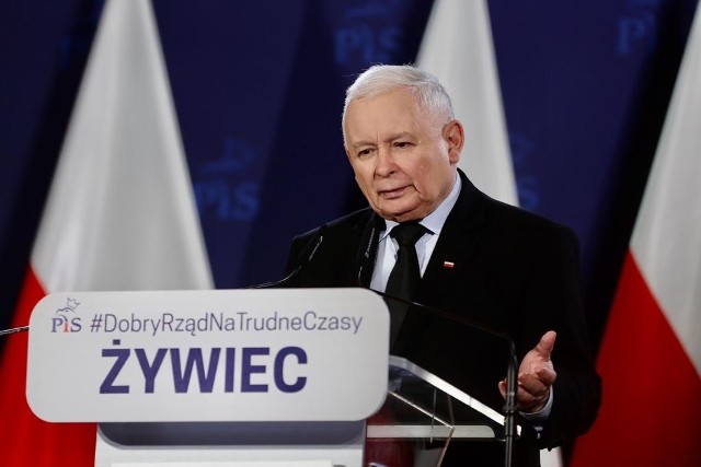 Jarosław Kaczyński spotkał się z mieszkańcami Żywca