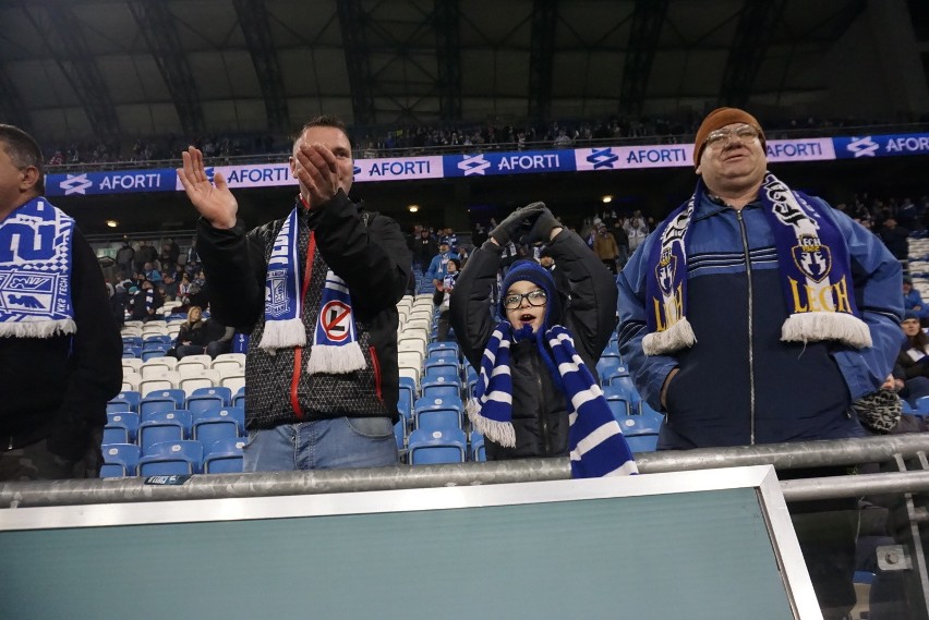 Podczas meczu Lech Poznań - Wisła Płock (2:1) atmosfera na...