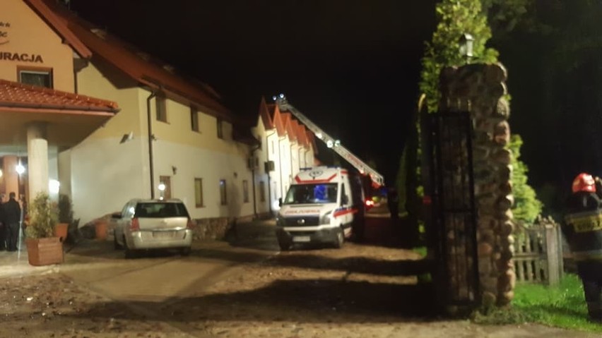 Barszczewo: Pożar i zadymienie w hotelu