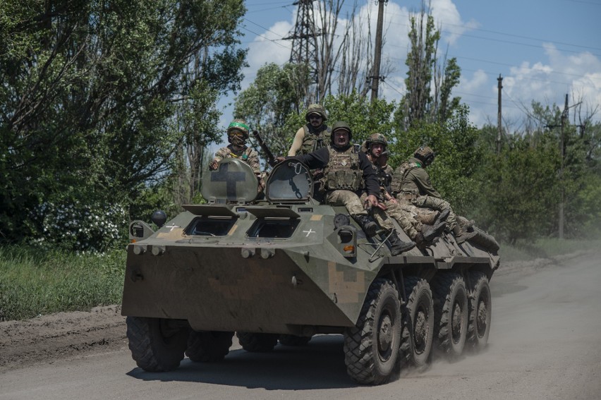 Ukraińscy żołnierze, którzy biorą udział w rozpoczętej...