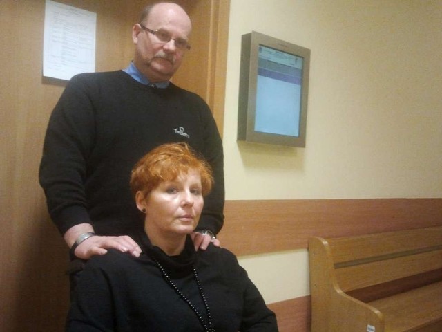 Beata Dąbek (na zdjęciu z mężem Grzegorzem) po raz pierwszy usłyszała od sprawcy potrącenia słowo "przepraszam"