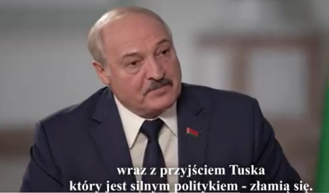 Alaksandr Łukaszenka w wywiadzie z grudnia 2021 r. powiedział, że Donald Tusk to „silny polityk”.