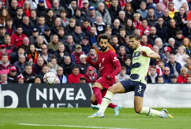 W październikowym meczu ligowym Liverpool wygrał 1:0 z Manchester City po golu Mohameda Salaha.