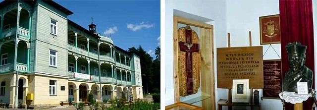 Charakterystyczny budynek klasztoru jest utrzymany w stylu szwajcarskiej architektury drewnianej. W niewielkim Pokoju Pamięci siostry zgromadziły wiele pamiątek po prymasie.