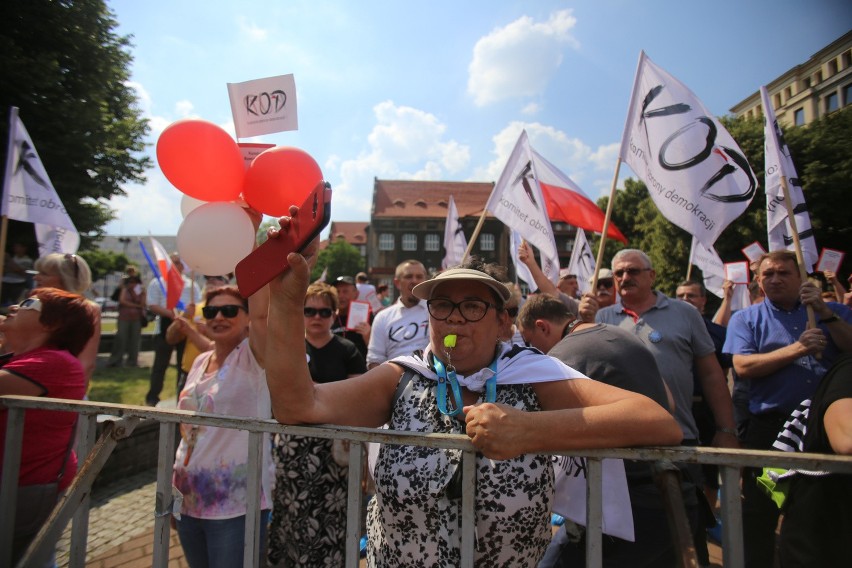 Protest KOD w Katowicach