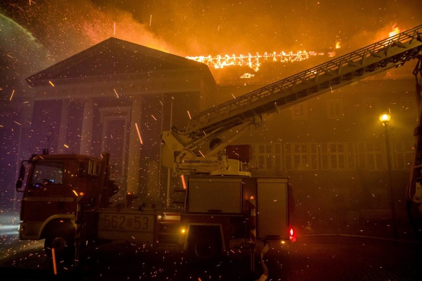 Pożar zakładu przyrodoleczniczego w Szczawnie-Zdroju