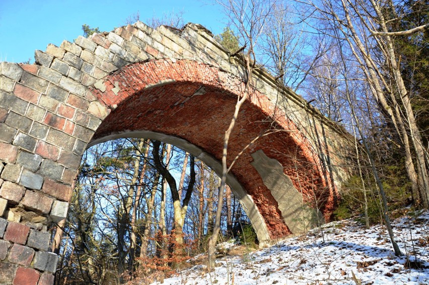 Mosty Kozińskie w zimowej odsłonie.