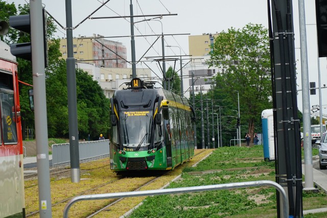 Pierwszy tramwaj już przejechał na trasie Wilczak - Włodarska. Teraz czas na uruchomienie na niej regularnego połączenia.