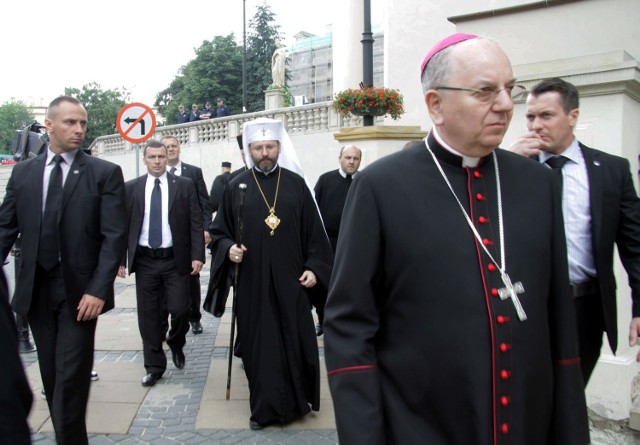 Zwierzchnik Ukraińskiego Kościoła Greckokatolickiego abp Światosław Szewczuk w Lublnie