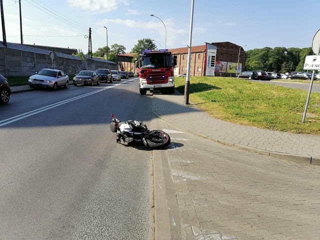 Miejsce wypadku przy ul. Gorliczyńskiej w Przeworsku.