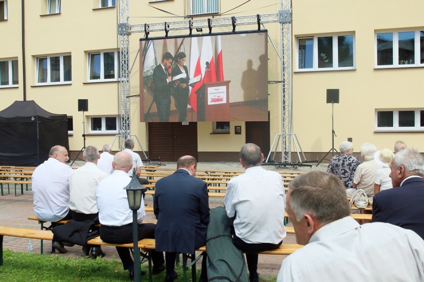 Mateusz Morawiecki w Lublinie. Premier wziął udział w obchodach 40-lecia Lubelskiego Lipca. Zobacz zdjęcia