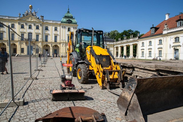 Prace archeologiczne na dziedzińcu Pałach Branickich rozpoczną się 3 lipca