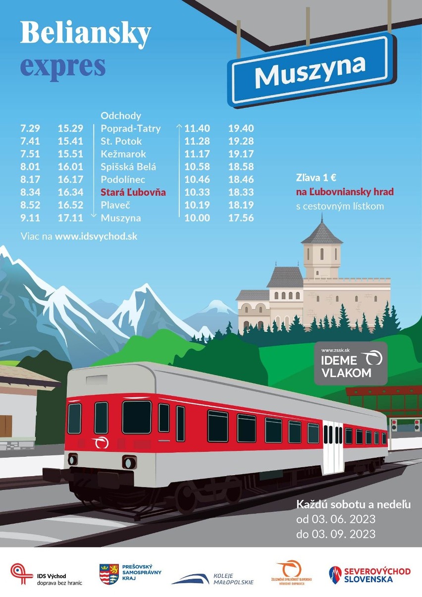Doliną Popradu znów będą jeździć pociągi. Wraca też turystyczne połączenie Muszyna - Poprad ze wspaniałymi widokami na Tatry