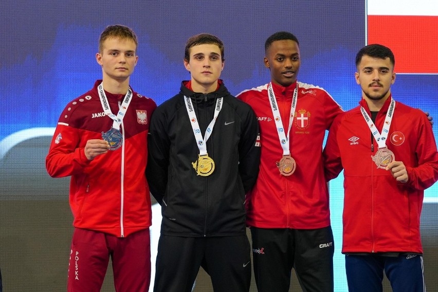 Dominik Dziuda z Olimpu Łódź wicemistrzem Europy w karate