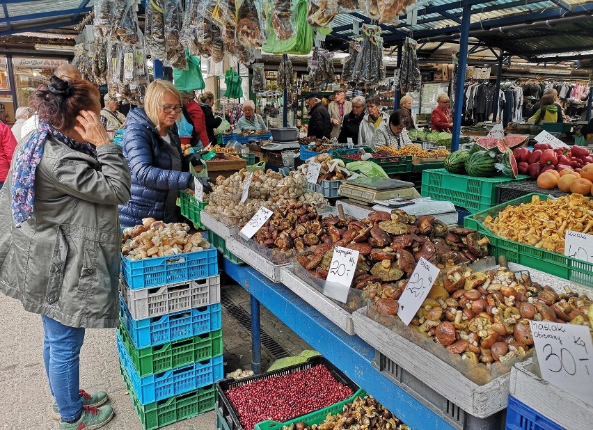 Kraków. Sezon na zbieranie grzybów trwa. Zobaczcie jakie okazy pojawiły się na Starym Kleparzu [ZDJĘCIA]